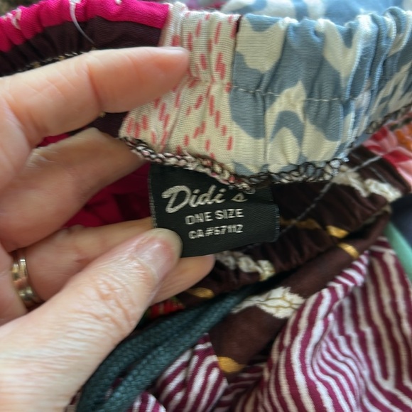 Kantha handmade boho hippie aladdin alibaba harem yoga pants one size NEW - Picture 9 of 14